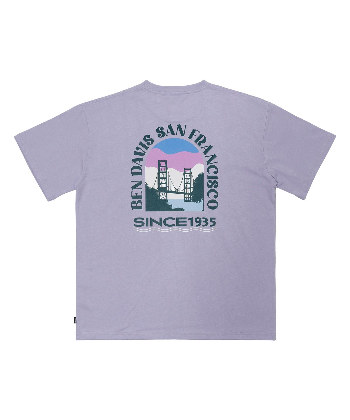 벤 데이비스(BEN DAVIS) ORIGINAL ARCH PRINT TEE BLACK