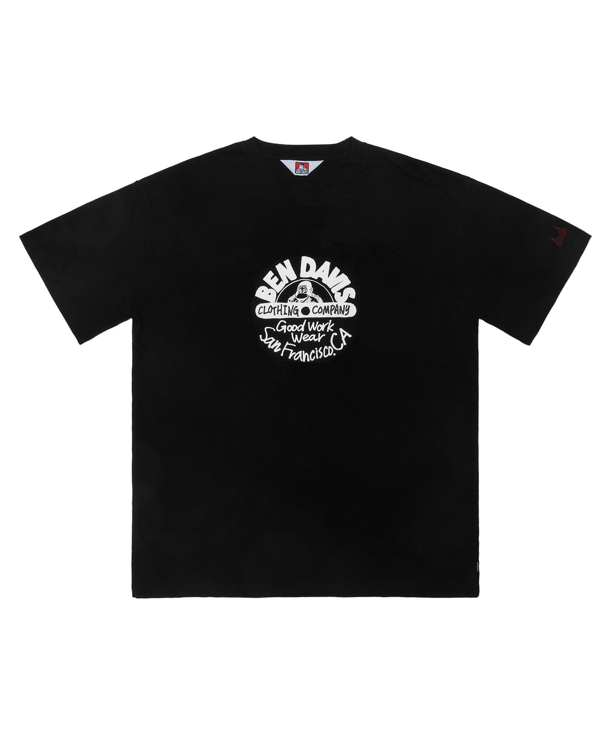 벤 데이비스(BEN DAVIS) ORIGINAL CIRCLE PRINT TEE WHITE