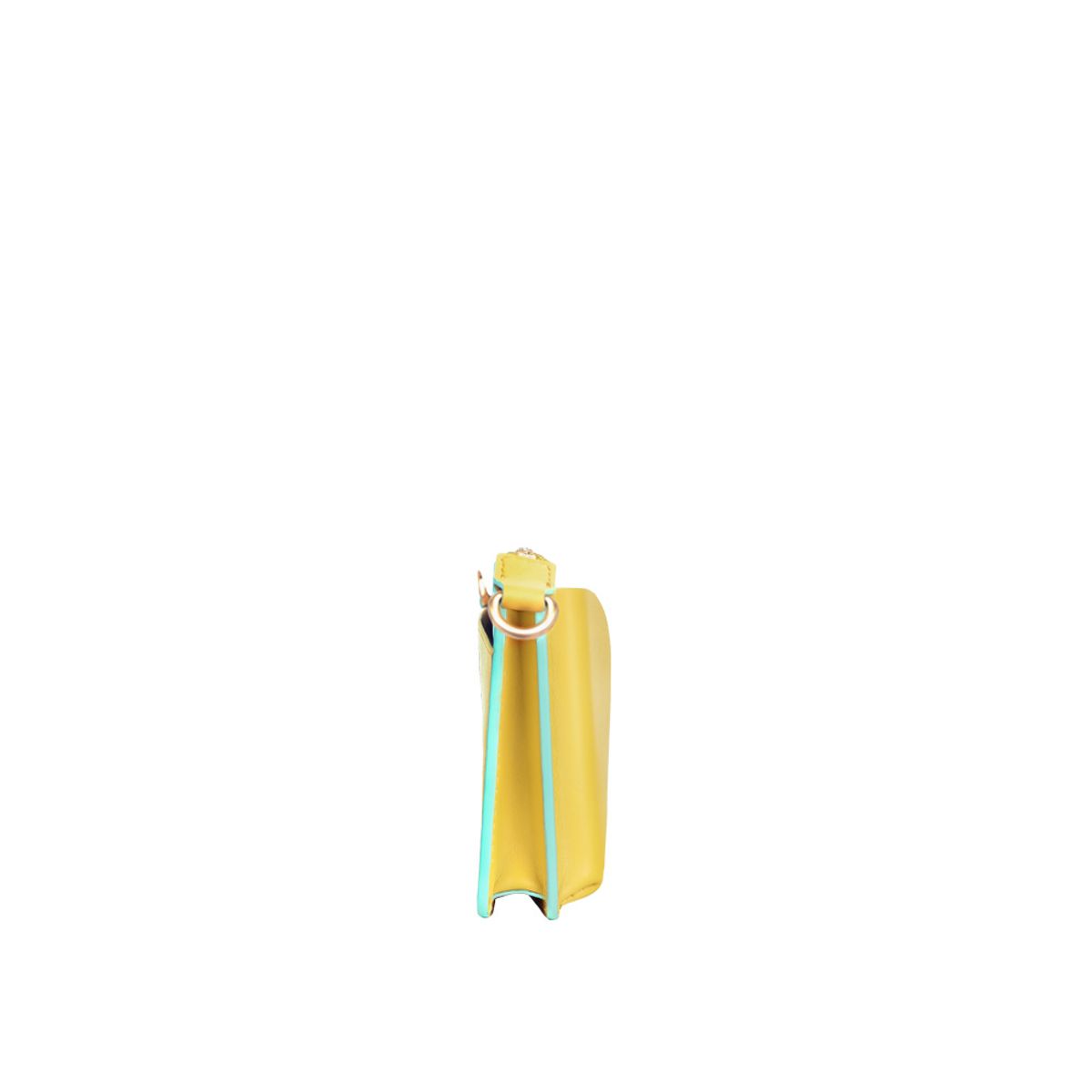 르크로마키(LE CHROMAQI) 피오르드 가로형 핸드폰가방 머스타드&민트