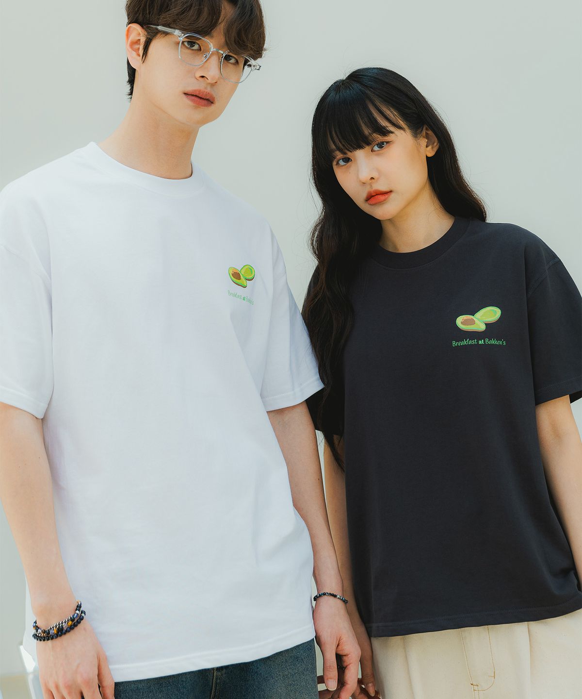 바켄(BAKKEN) Avocado 반팔티셔츠 BK3972_화이트