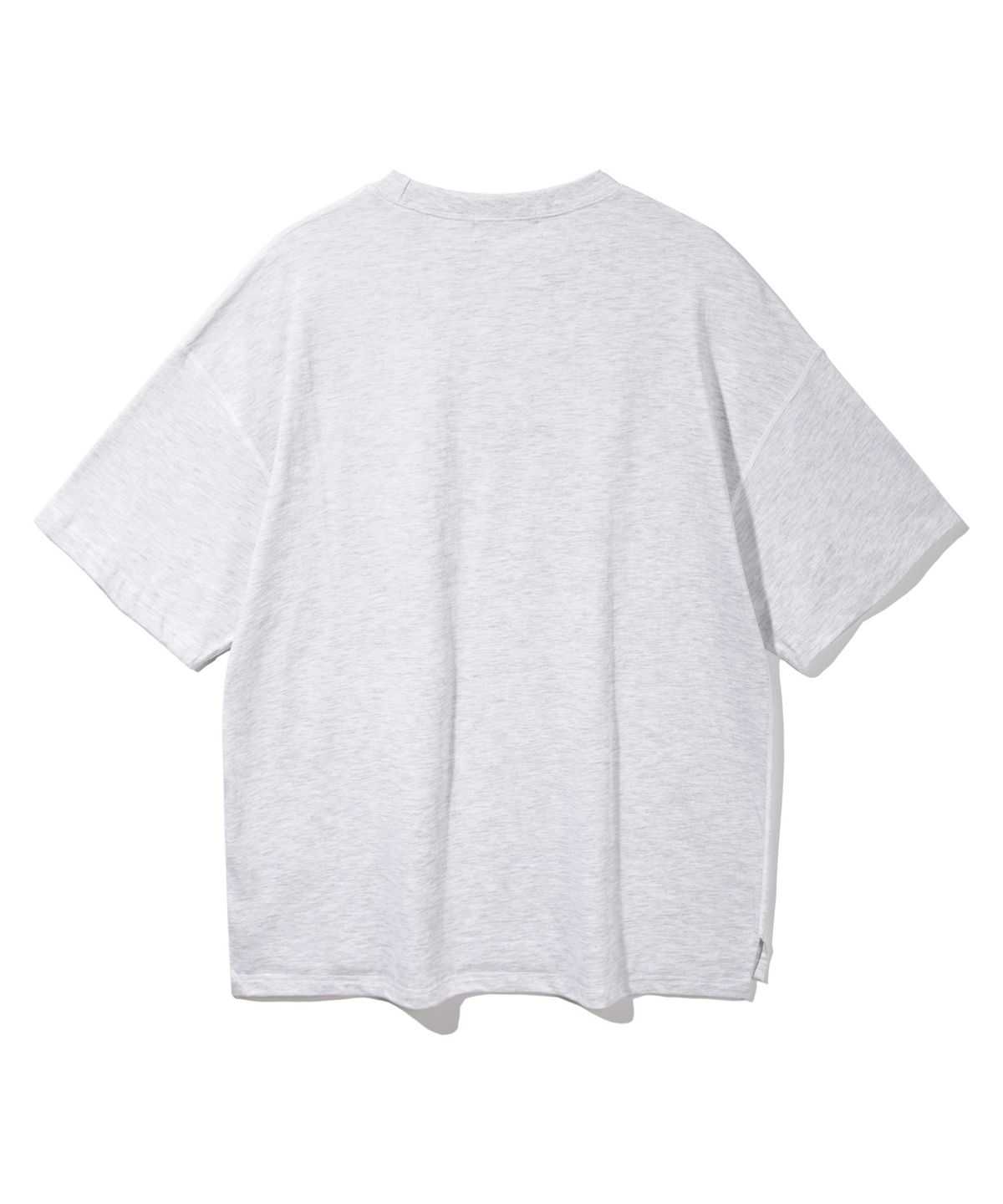 바켄(BAKKEN) Pocket logo 반팔티셔츠 BK3976_멜란지화이트