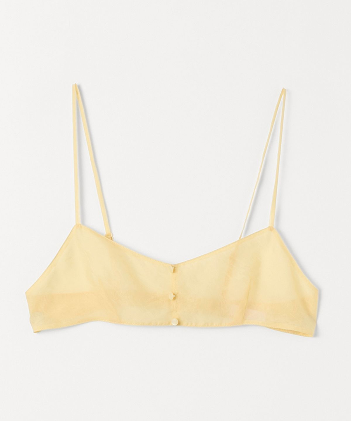 셀리테일즈(CELITAILS) SHEER BUTTON BUSTIER_YELLOW