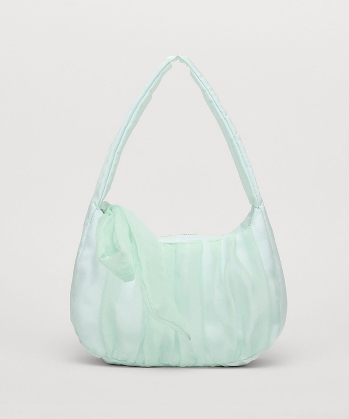 셀리테일즈(CELITAILS) SHIRRING RIBBON BAG_MINT