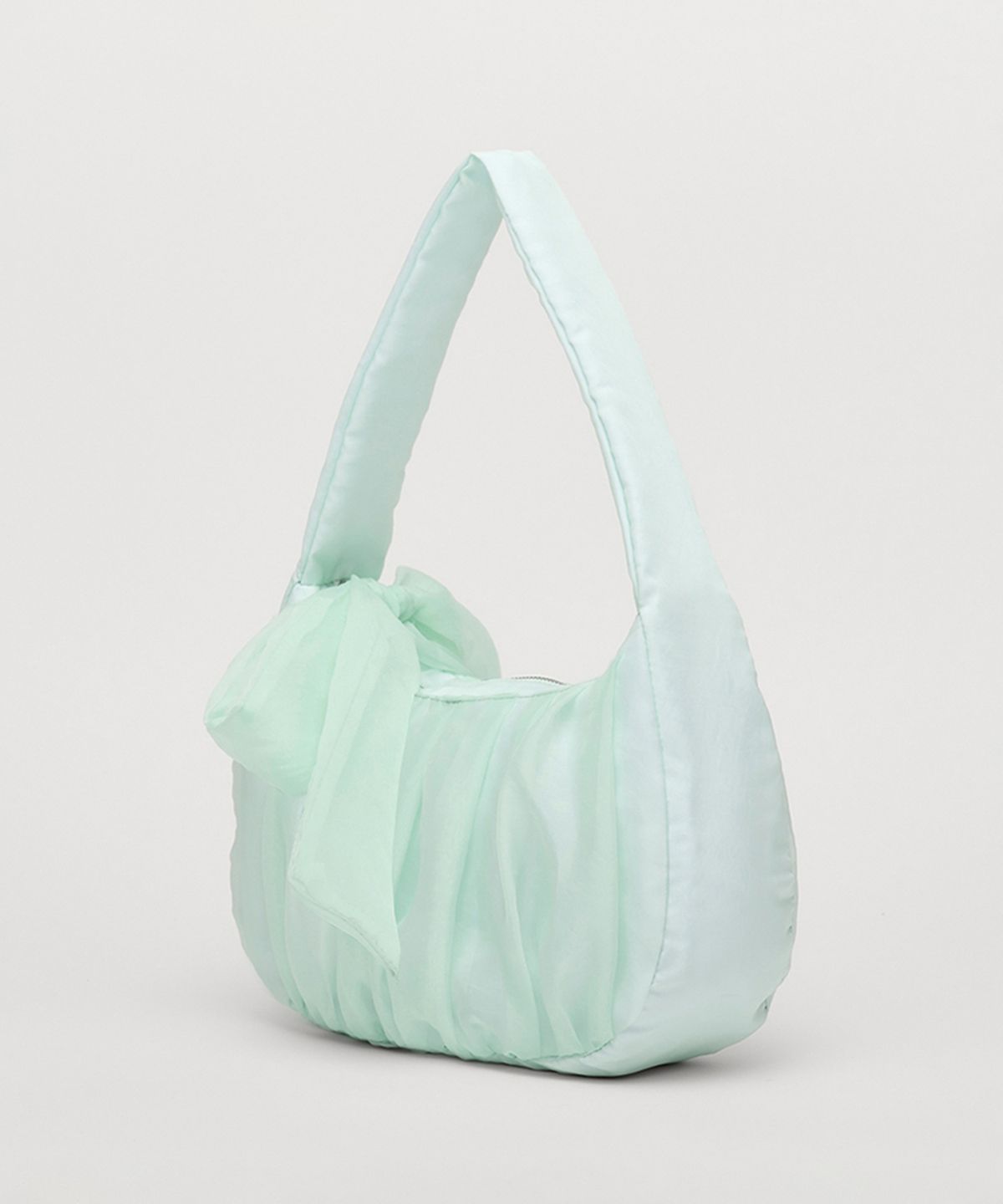 셀리테일즈(CELITAILS) SHIRRING RIBBON BAG_MINT