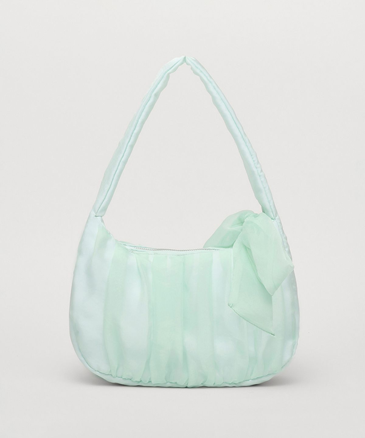 셀리테일즈(CELITAILS) SHIRRING RIBBON BAG_MINT