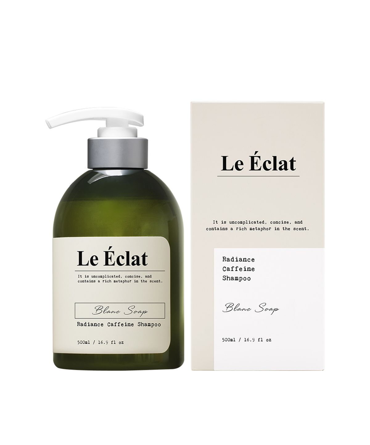 르에끌라(LEECLAT) 르에끌라 래디언스 카페인샴푸 블랑솝 500ml 1개