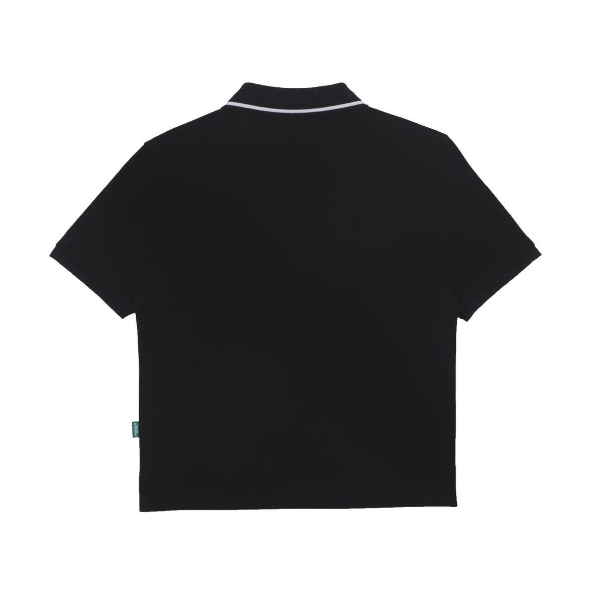 스포츠 일러스트레이티드(SPORTS ILLUSTRATED) TENNIS WOMEN LOGO HALF SLEEVE COLLARED T-SHIRT (BLACK)