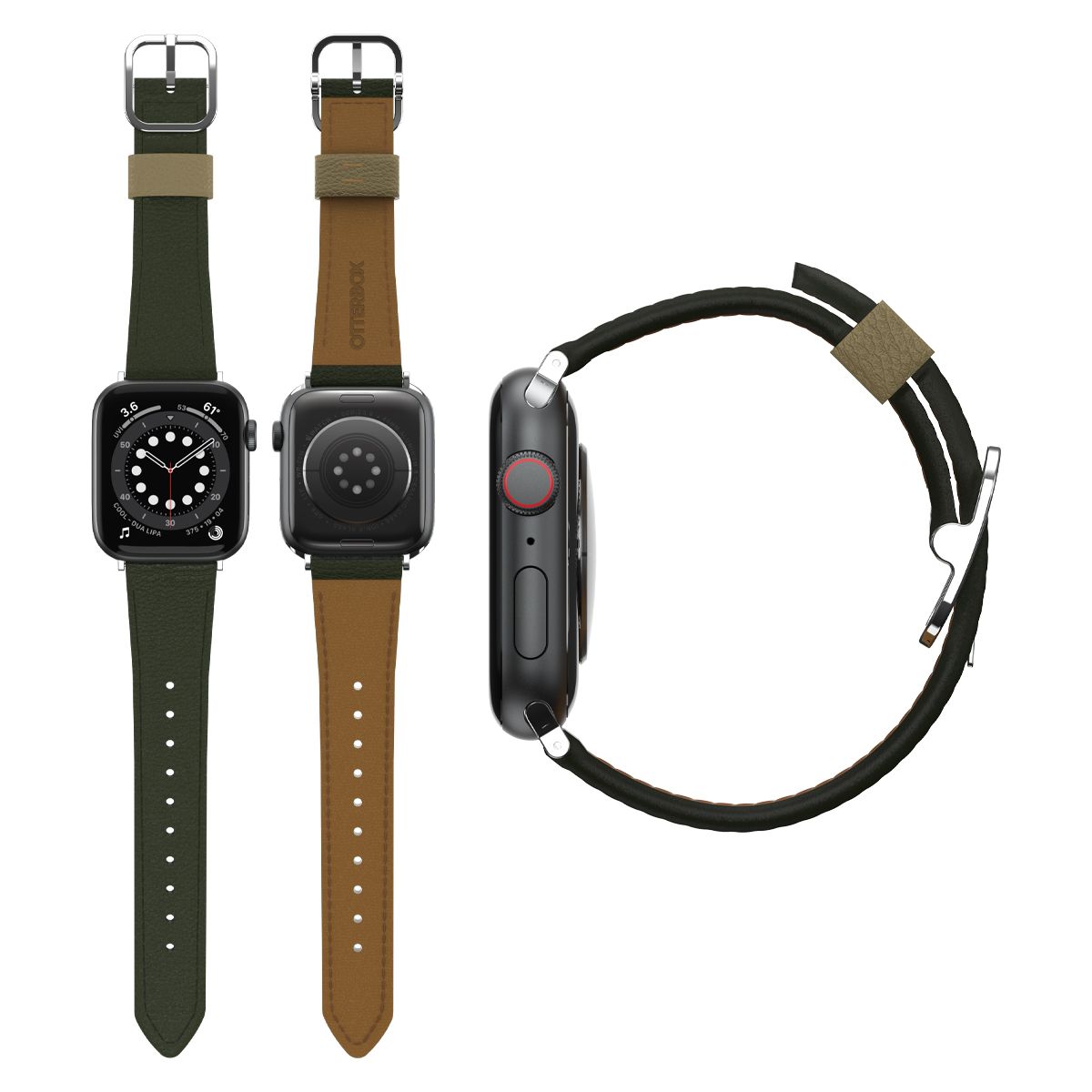 오터박스 모바일(OTTERBOX MOBILE) Symmetry Cactus Leather 애플워치밴드 44/45/46mm
