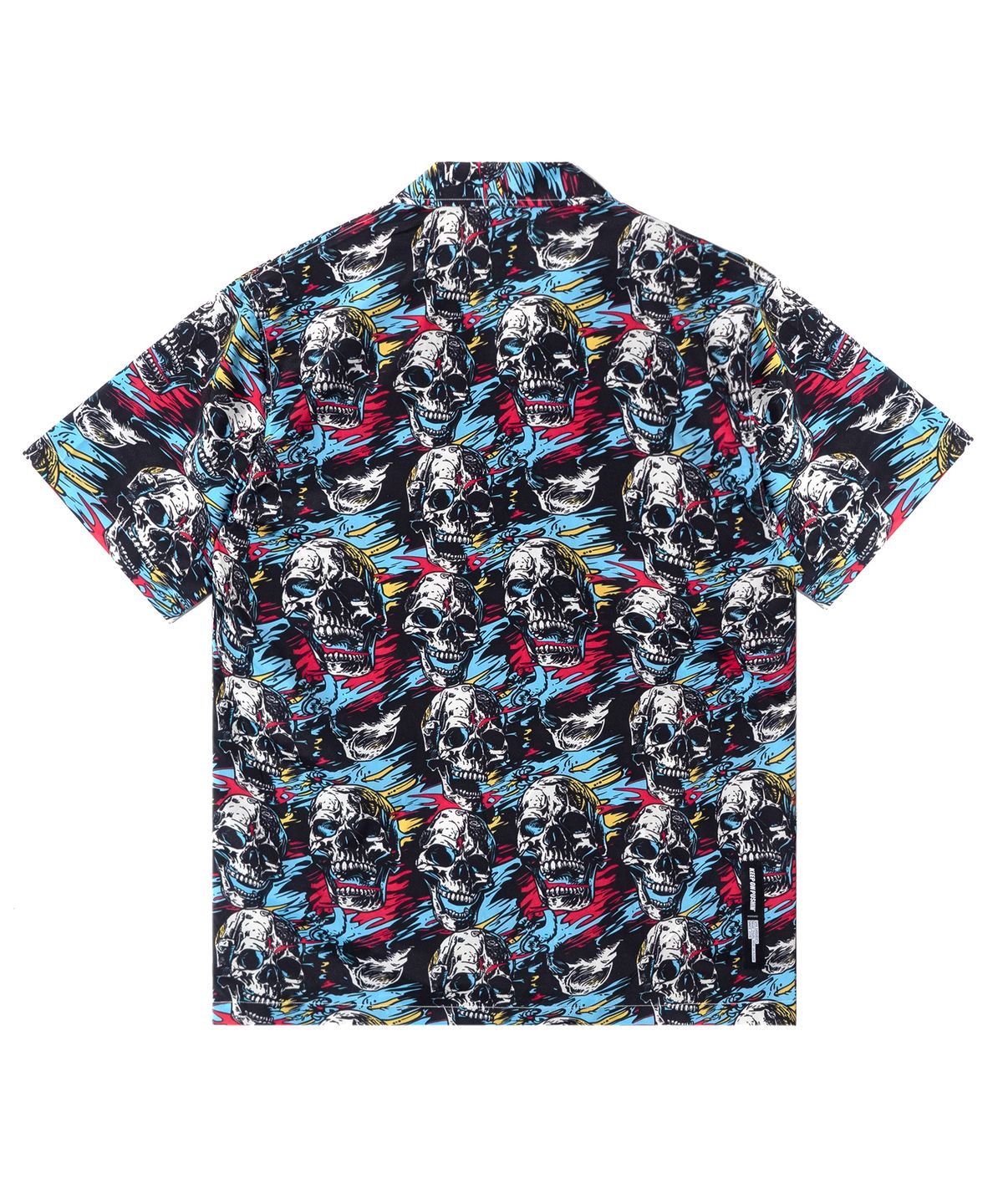 큐티에잇 가먼츠(QT8 GARMENTS) BN Flowing Skull Shirt (Black)