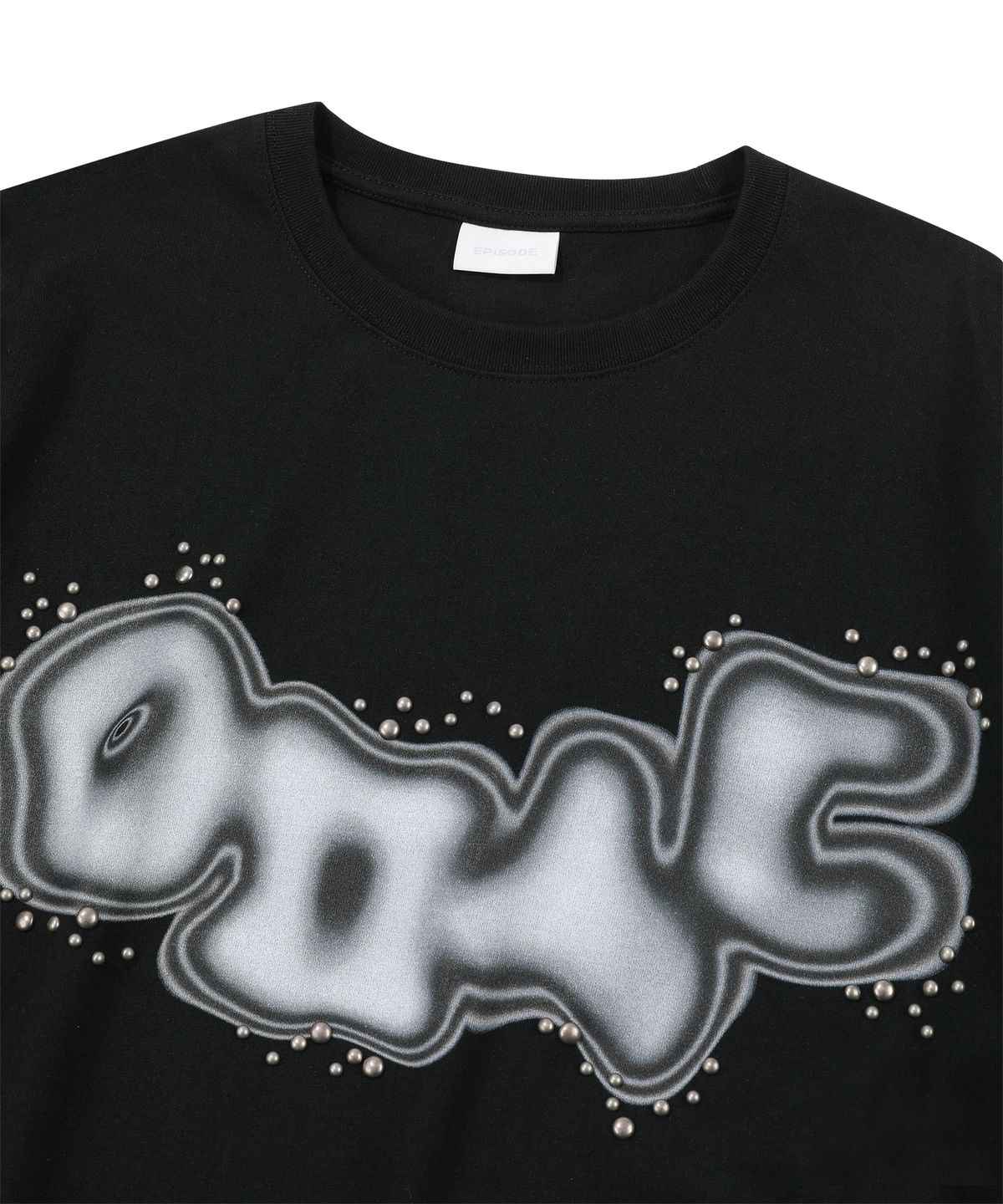 에피소드 언타이틀(EPISODE UNTITLED) HOTFIX PRINTING T-SHIRT_BLACK