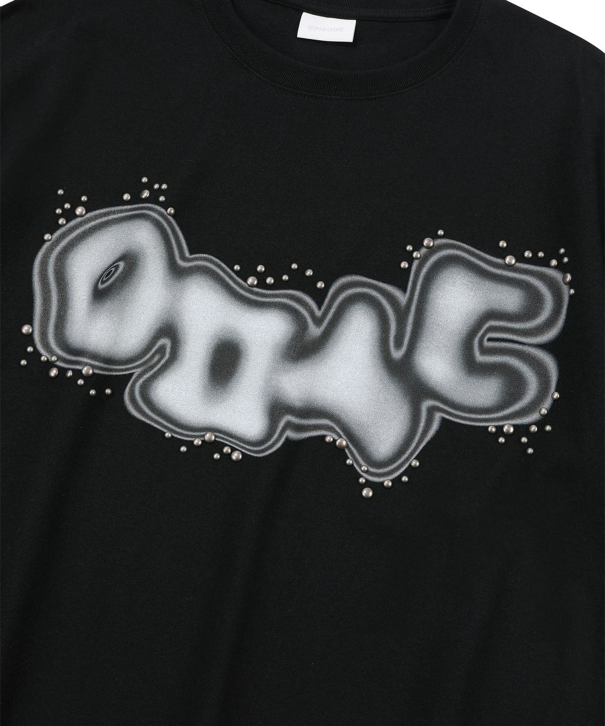 에피소드 언타이틀(EPISODE UNTITLED) HOTFIX PRINTING T-SHIRT_BLACK