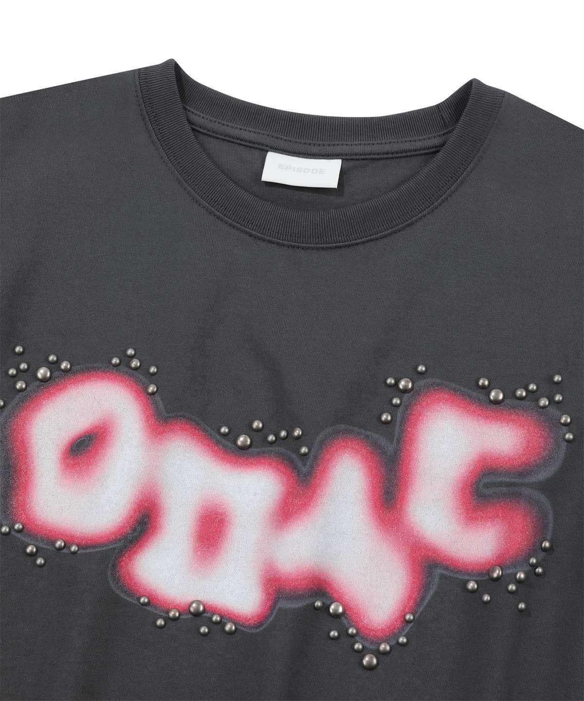 에피소드 언타이틀(EPISODE UNTITLED) HOTFIX PRINTING T-SHIRT_GRAY