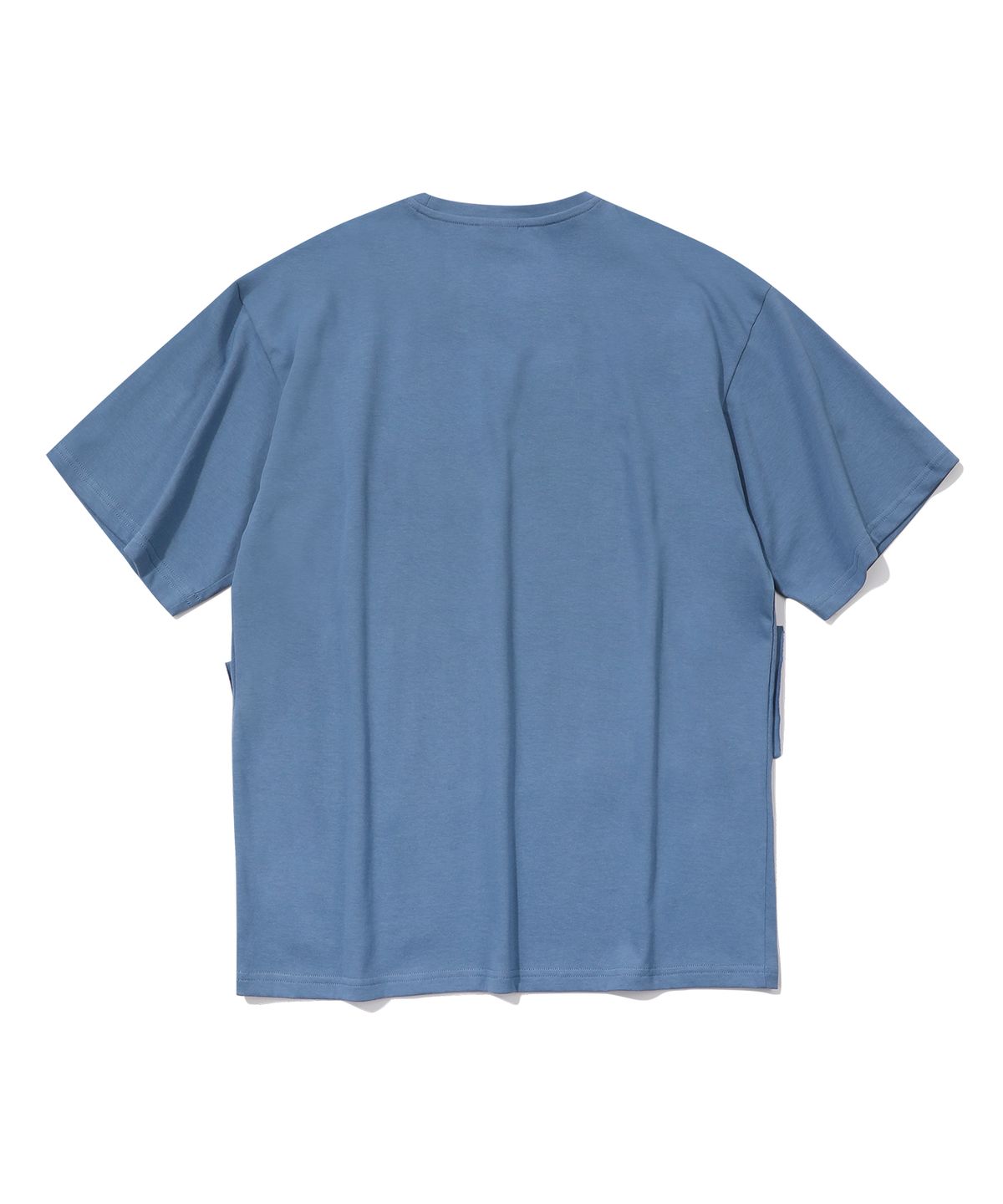 에피소드 언타이틀(EPISODE UNTITLED) APPLIQUE PAINTING T-SHIRT_BLUE