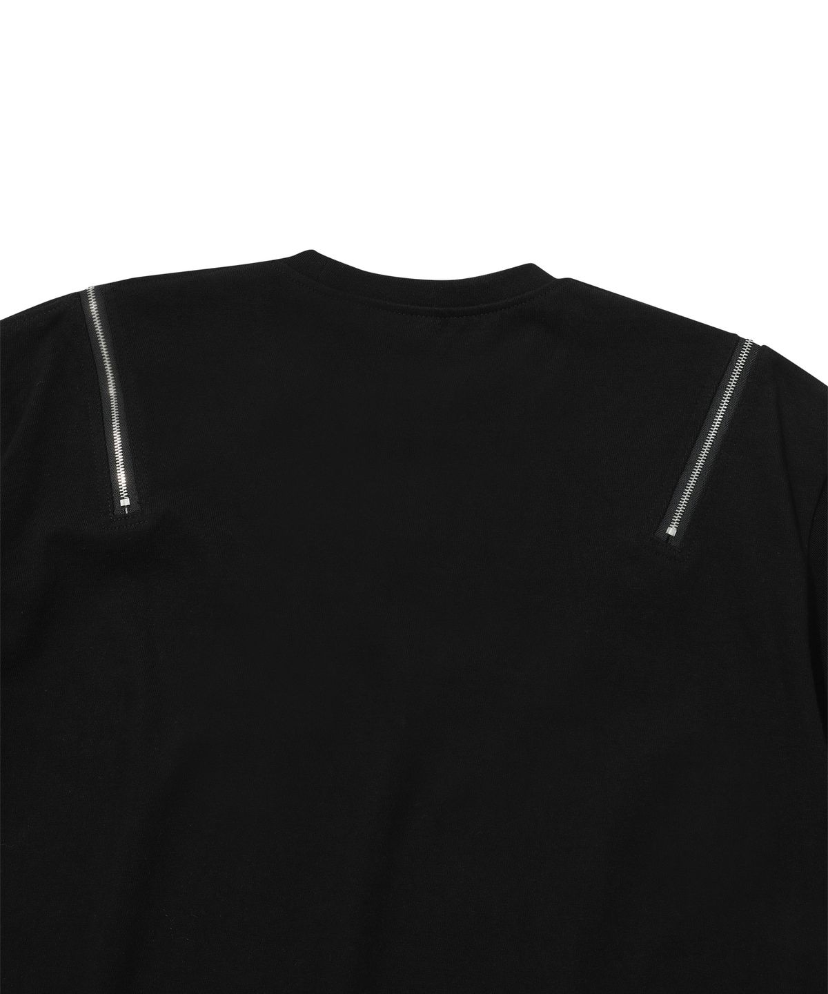 에피소드 언타이틀(EPISODE UNTITLED) DOUBLE ZIPPER T-SHIRT_BLACK
