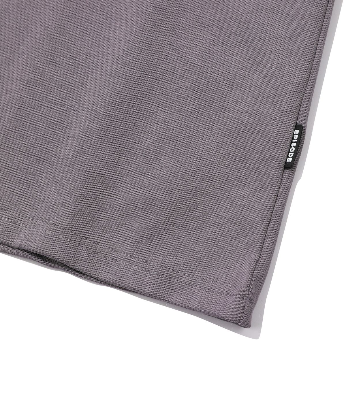에피소드 언타이틀(EPISODE UNTITLED) DOUBLE ZIPPER T-SHIRT_PURPLE