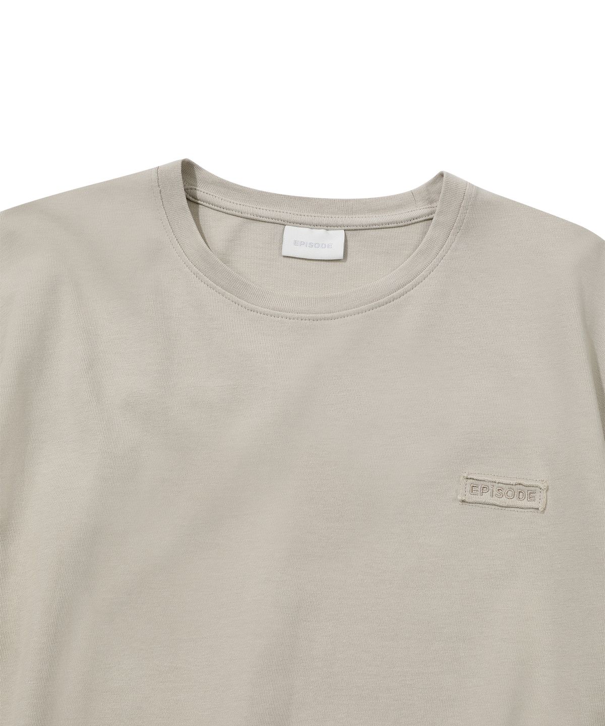 에피소드 언타이틀(EPISODE UNTITLED) POINT SNAP WASHING T-SHIRT_BEIGE