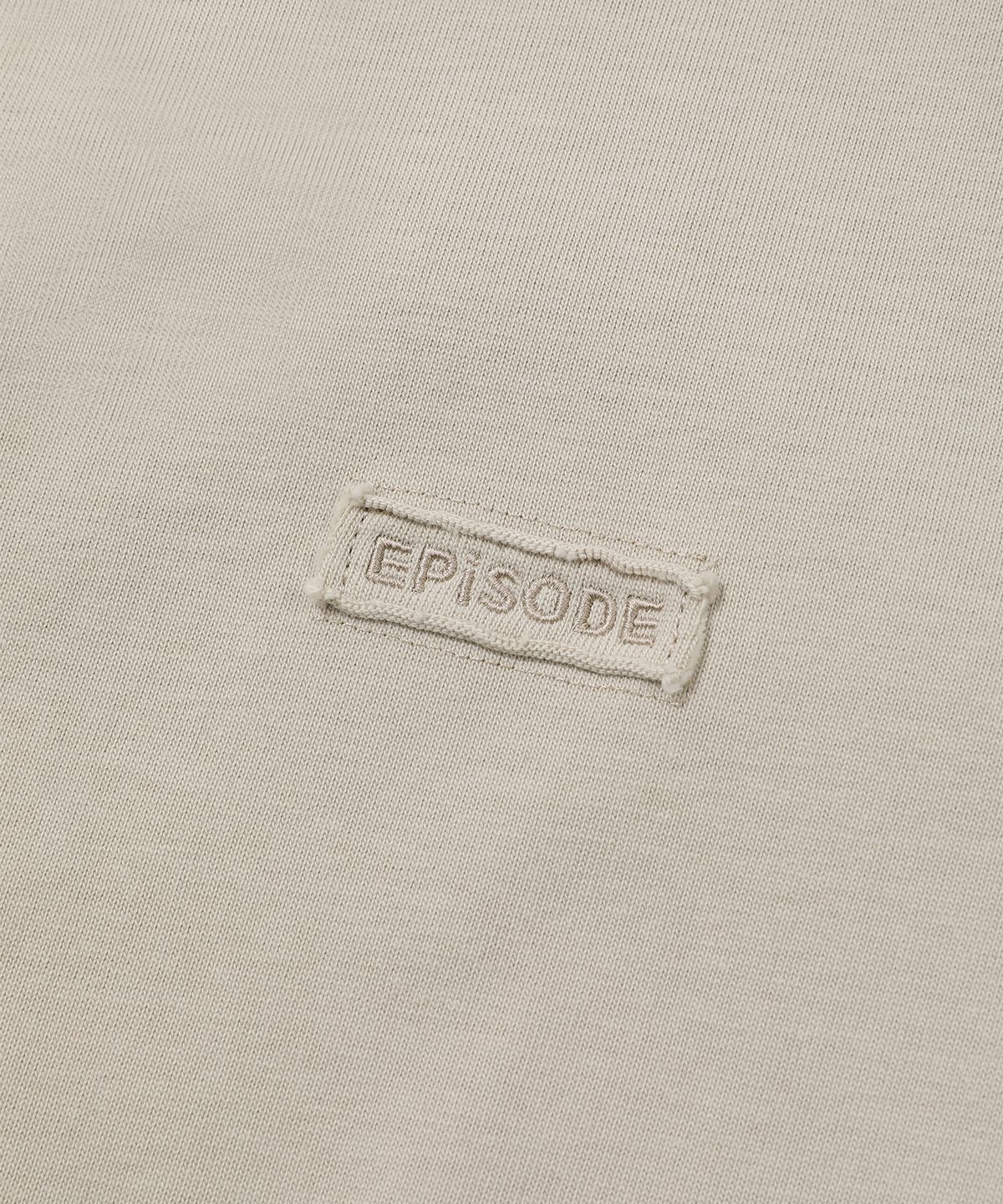 에피소드 언타이틀(EPISODE UNTITLED) POINT SNAP WASHING T-SHIRT_BEIGE