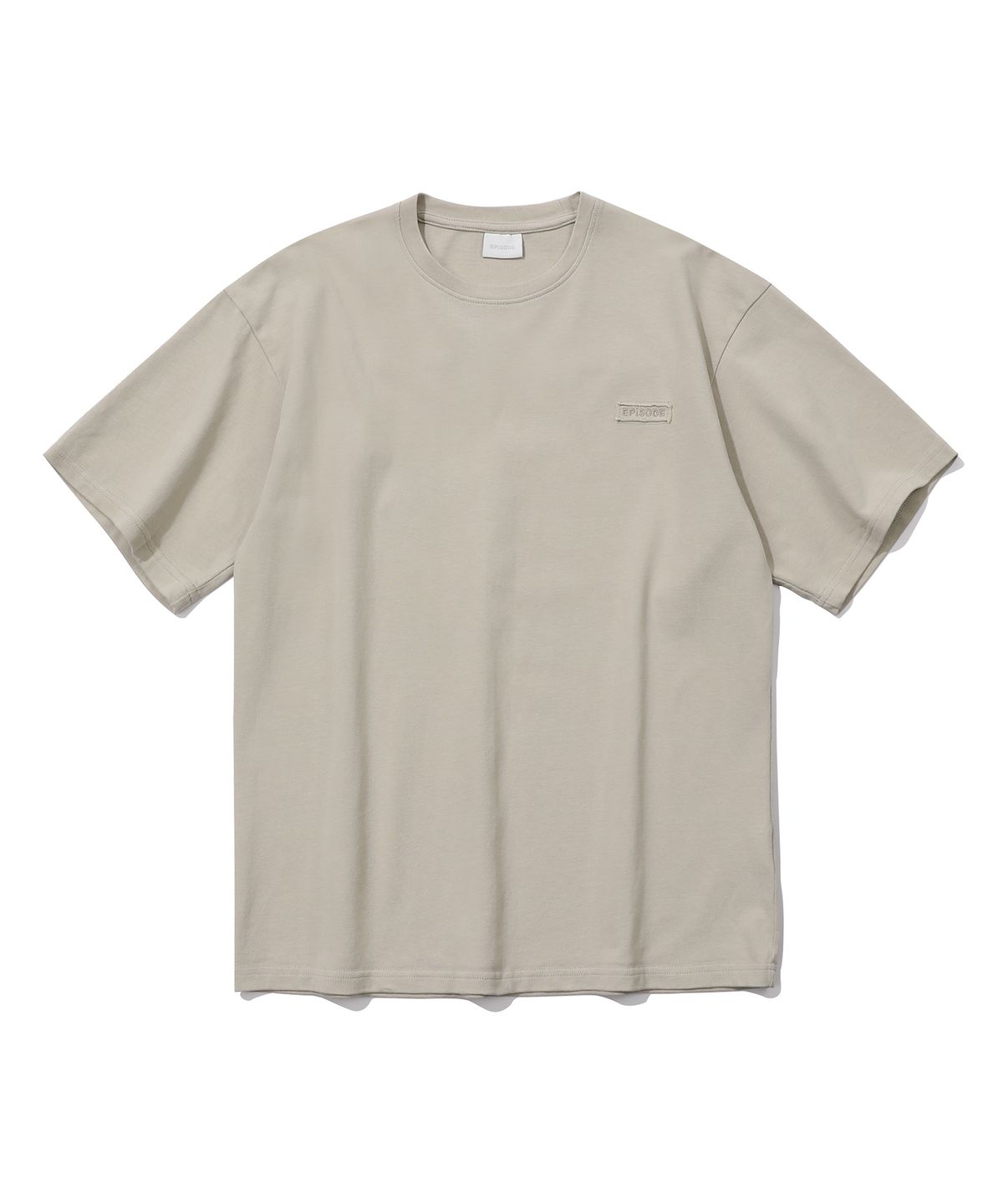에피소드 언타이틀(EPISODE UNTITLED) POINT SNAP WASHING T-SHIRT_BEIGE