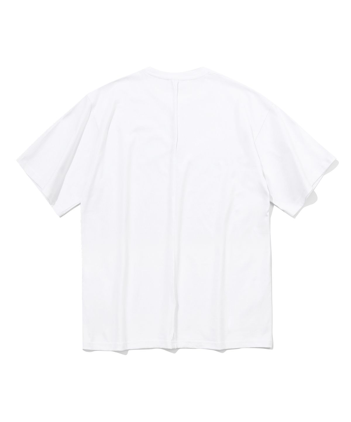 에피소드 언타이틀(EPISODE UNTITLED) POINT SNAP OPEN CUT  T-SHIRT_WHITE