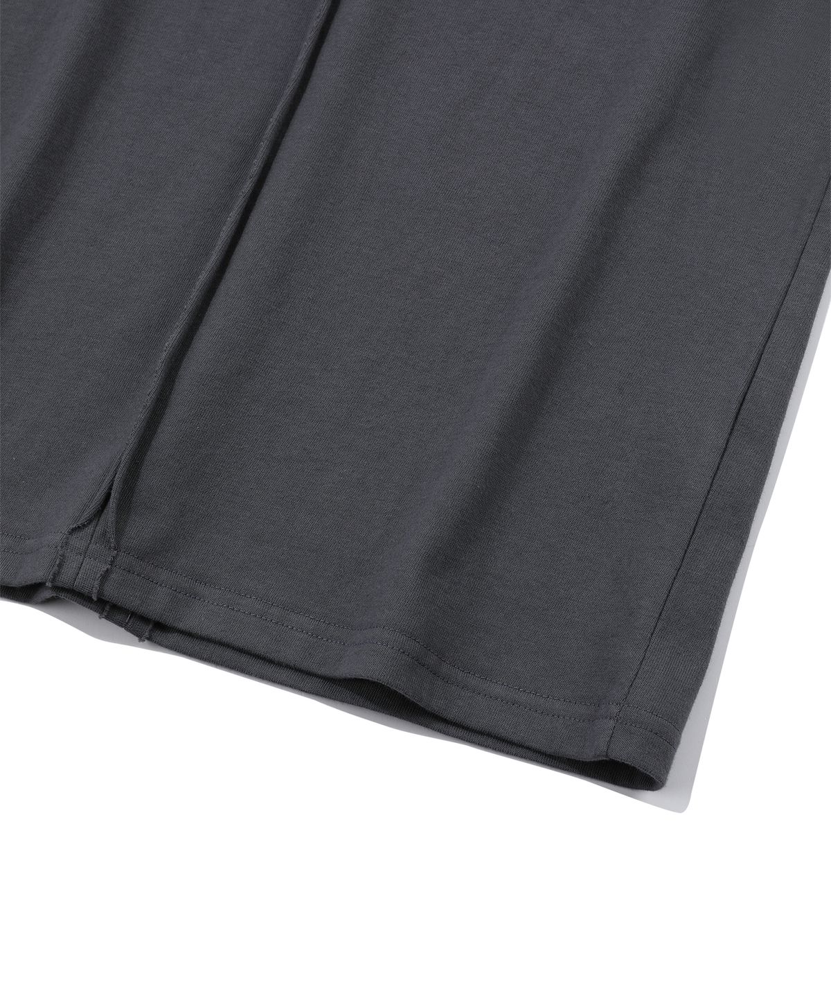 에피소드 언타이틀(EPISODE UNTITLED) POINT SNAP OPEN CUT  T-SHIRT_GRAY