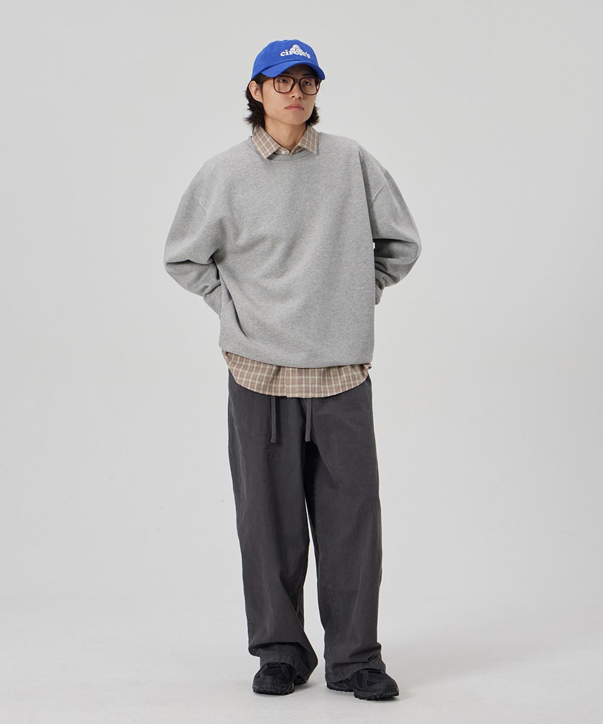 메이킷투(MAKEITTO) BIO WASHING 와이드 면 스판 팬츠_GRAY