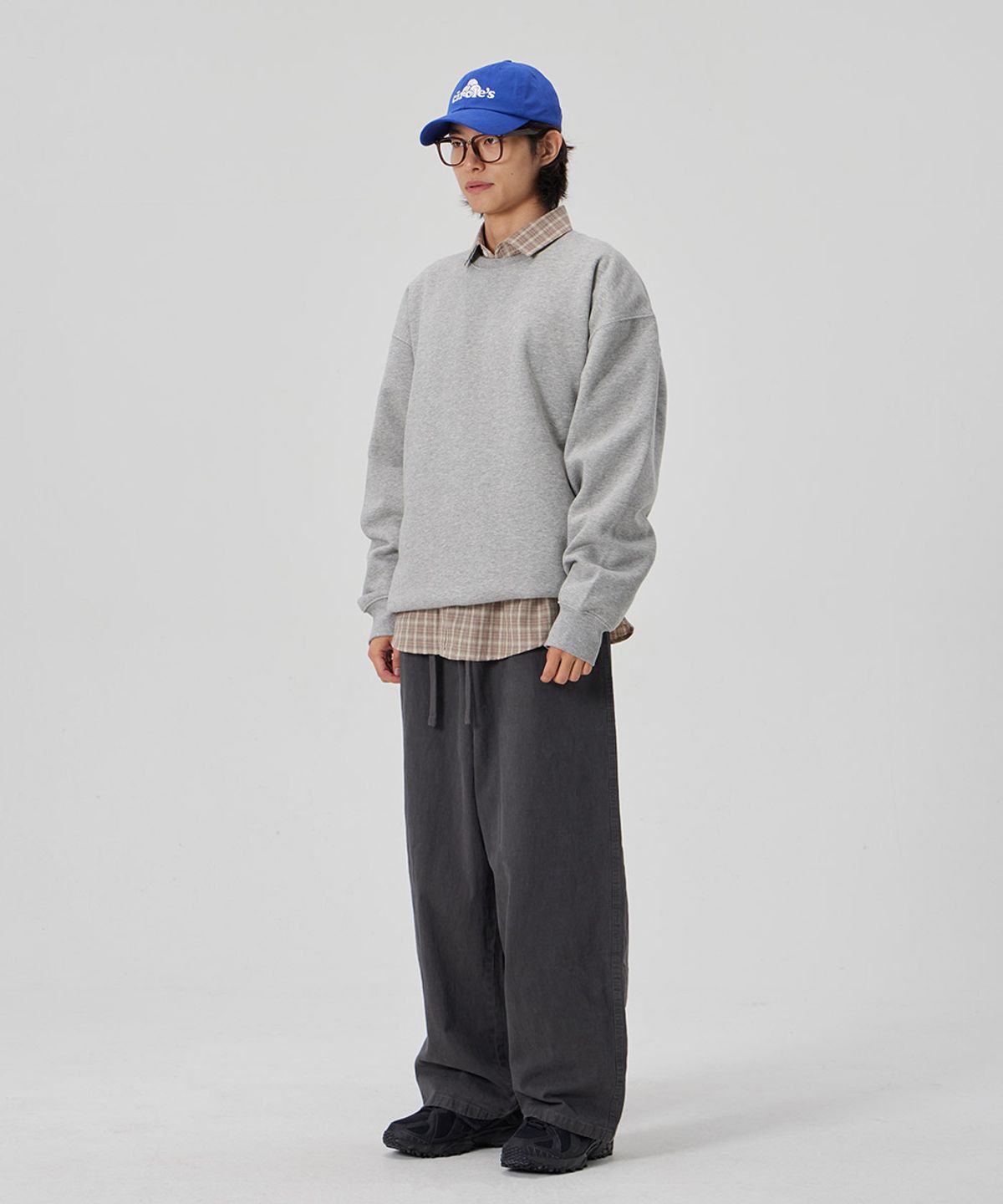 메이킷투(MAKEITTO) BIO WASHING 와이드 면 스판 팬츠_GRAY