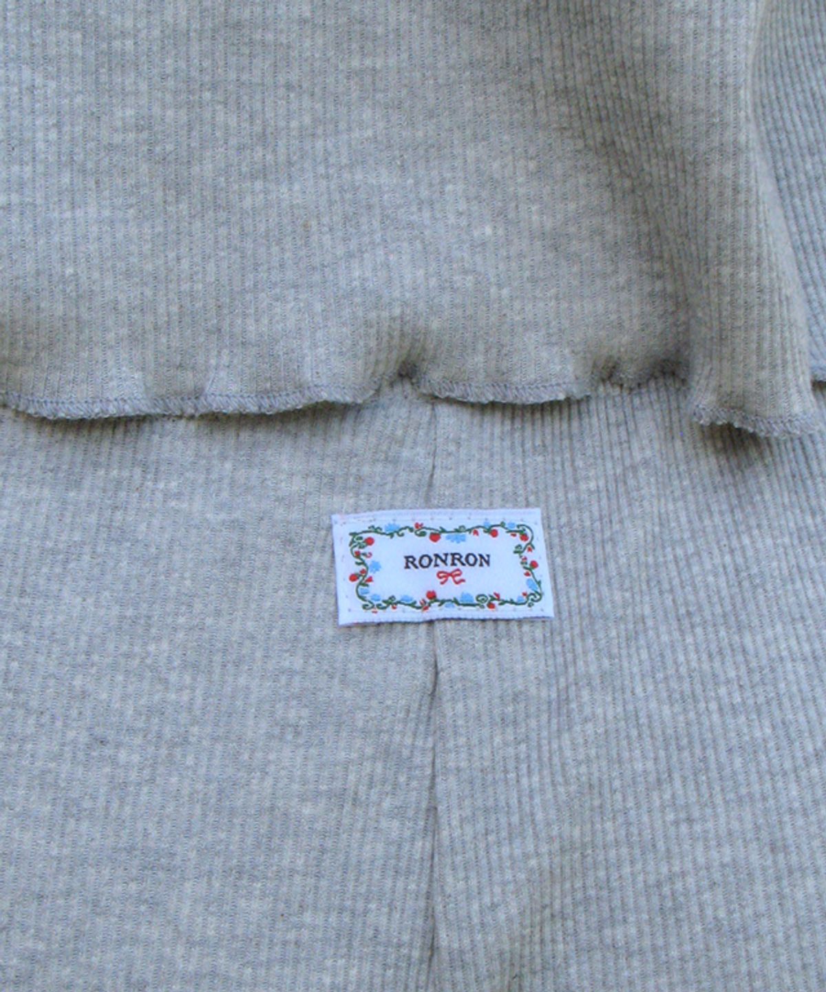 론론(RONRON) GINGHAM RASPBERRY JAM BUTTON GOLGI SHORTS GREY
