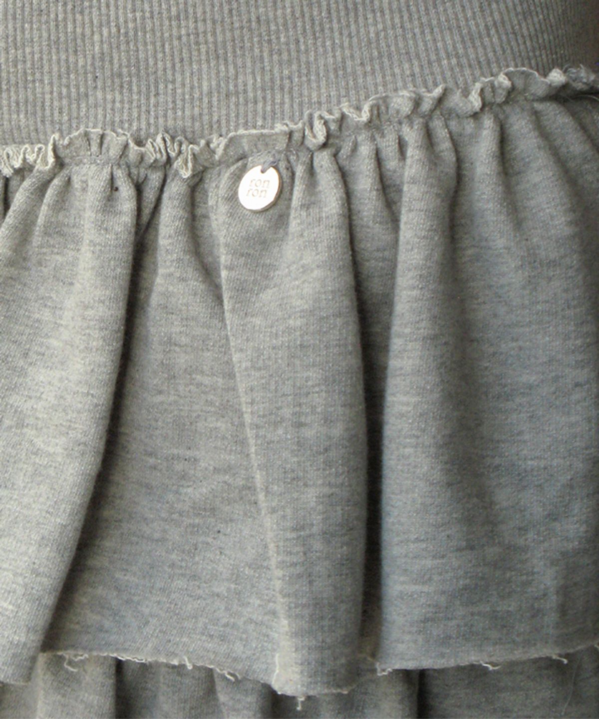 론론(RONRON) CANCAN RUFFLE PANTSKIRT GREY