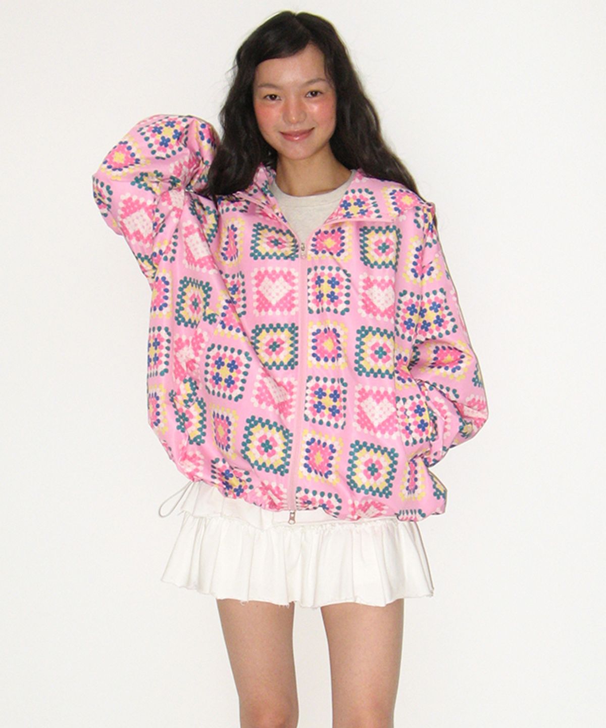 론론(RONRON) CANCAN RUFFLE PANTSKIRT WHITE