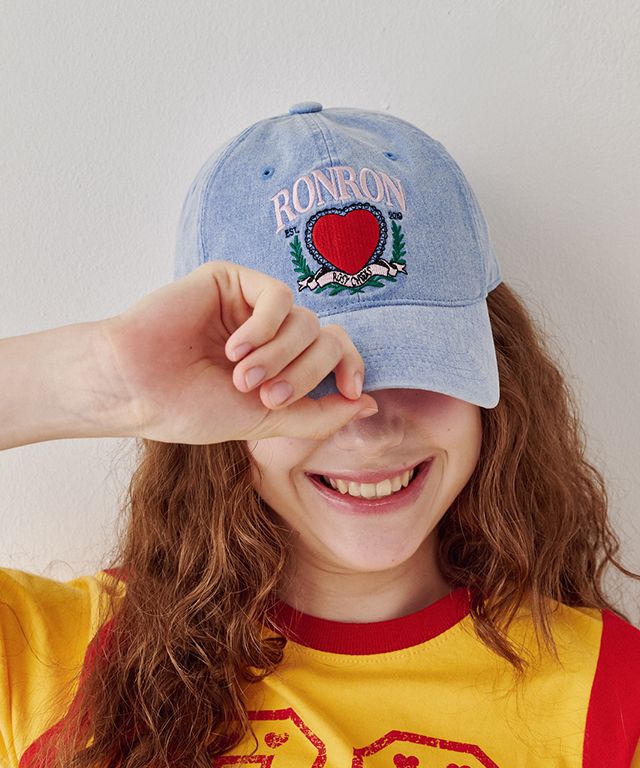 ★RONRON★ HEART LAUREL BALL CAP CREAM GREEN MUSINSA | RONRON HEART LAUREL BALL CAP CREAM GREEN
