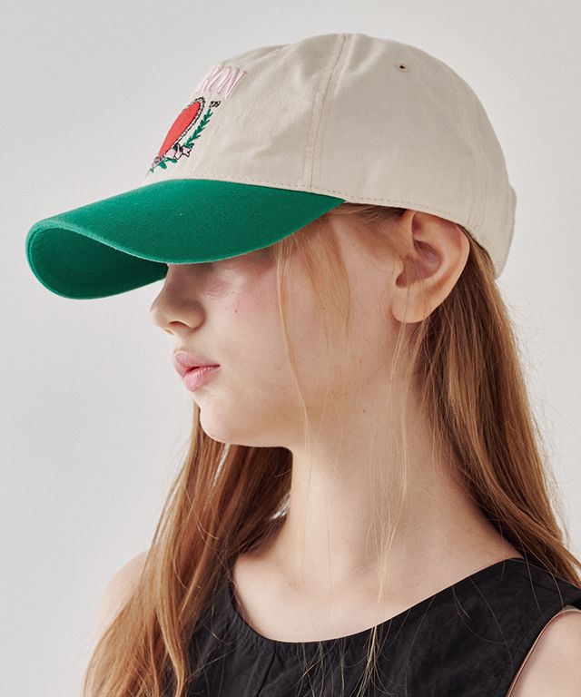 RONRON☆HEART LAUREL BALL CAP(3color) MUSINSA | RONRON HEART LAUREL BALL CAP CREAM GREEN