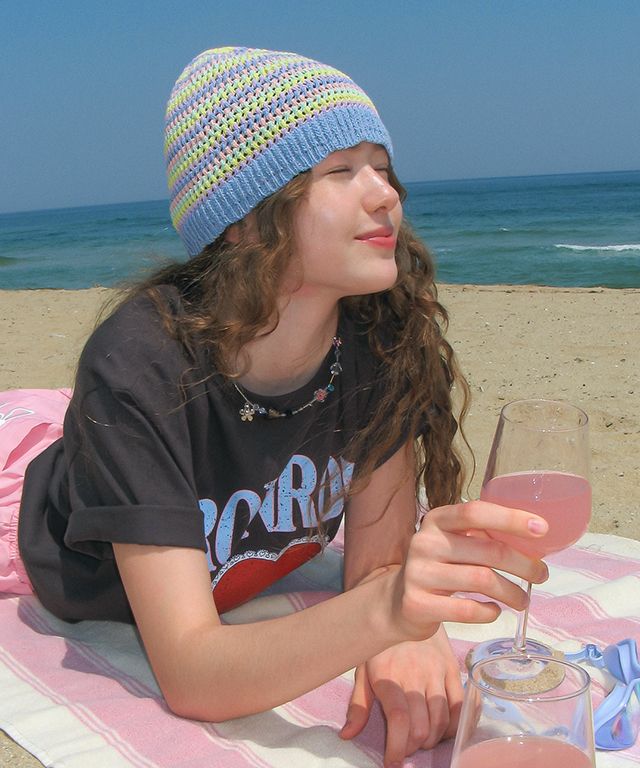 人気新作★安心国内発送【RONRON】CROCHET KNIT BEANIE ビーニー MUSINSA | RONRON CROCHET KNIT BEANIE COLORED PASTEL