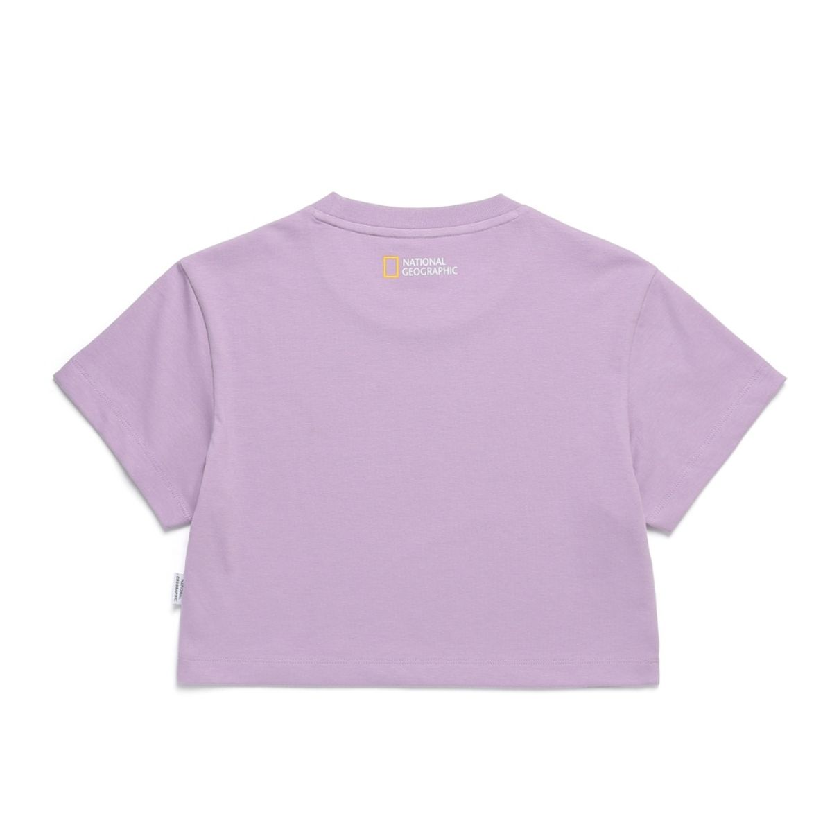 내셔널지오그래픽(NATIONALGEOGRAPHIC) N242WTS100 여성 크롭 반팔 티셔츠 LAVENDER