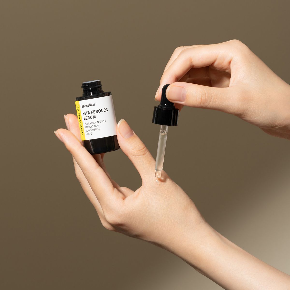 데이멜로우(DAYMELLOW) 데이멜로우 앰플 세럼 순수 비타민C 기미 잡티 색소침착 미백 화이트닝, 1개, 20ml