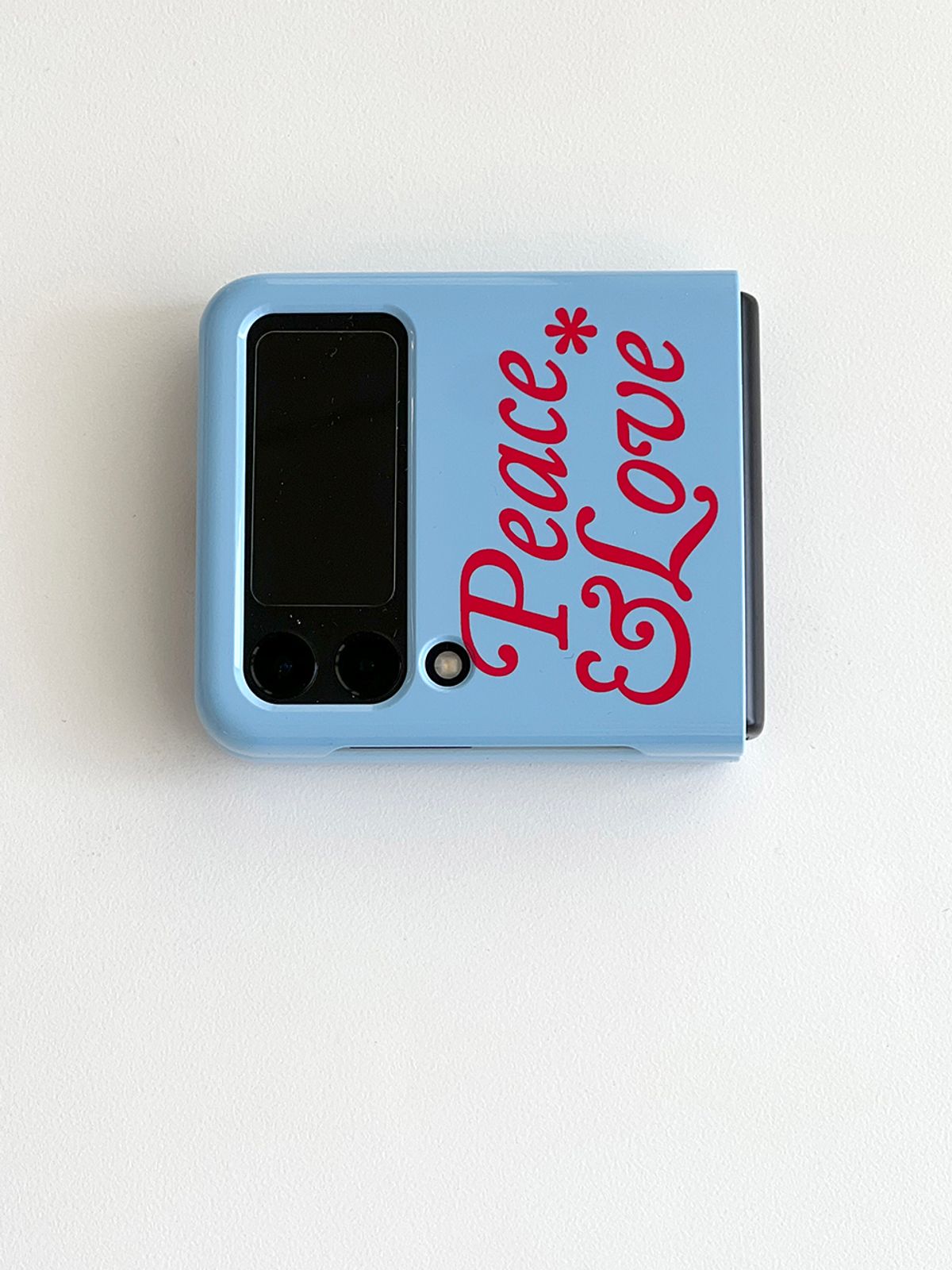꼴라주바캉스(COLLAGEVACANCE) Peace&Love*Club Z-Flip Case (폰케이스)-2type