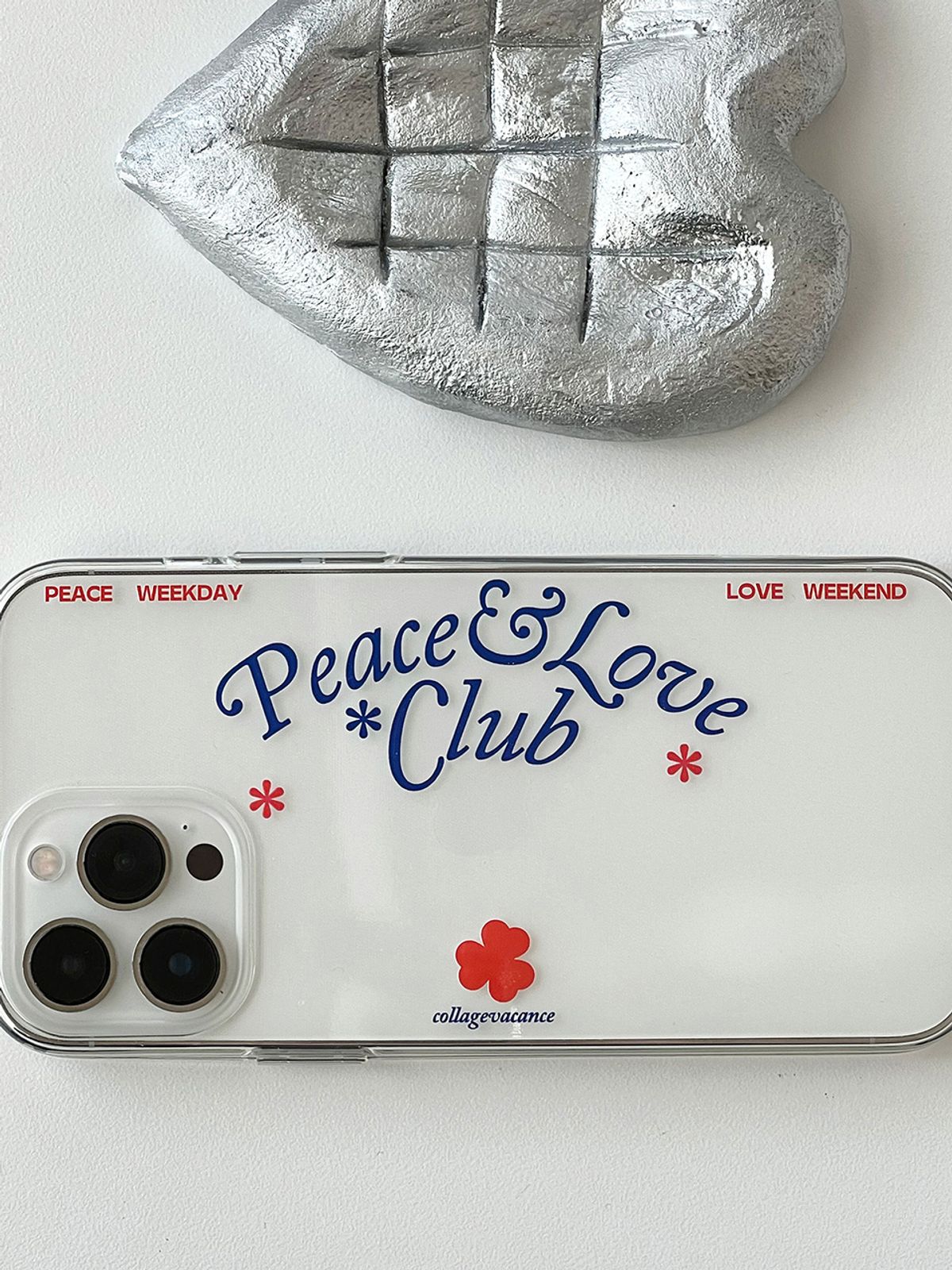 꼴라주바캉스(COLLAGEVACANCE) Peace&Love*Club Phonecase (폰케이스)-3type
