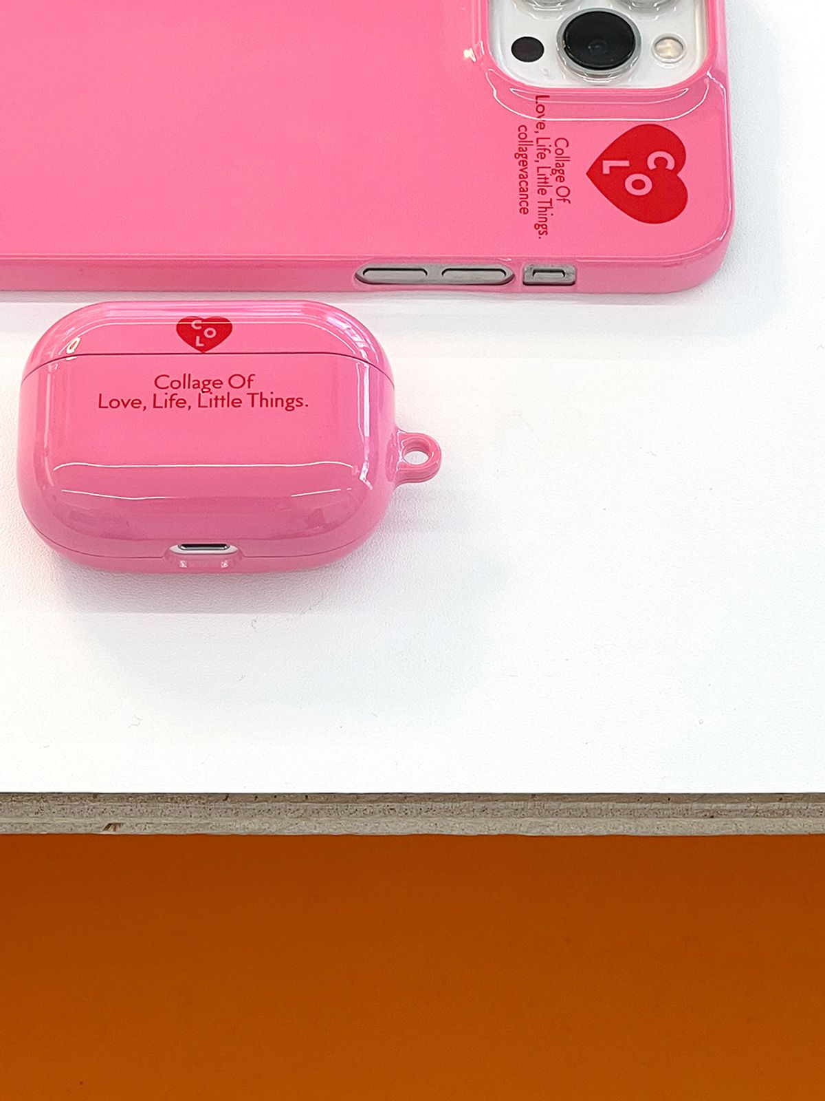꼴라주바캉스(COLLAGEVACANCE) Heart Logo Phone Case (폰케이스)-3color