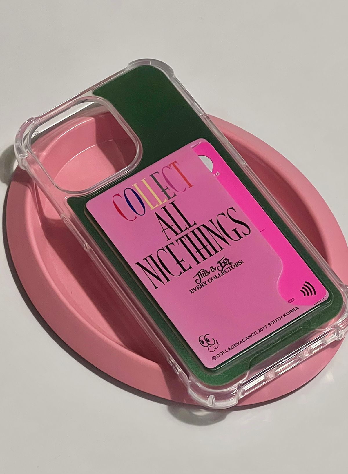 꼴라주바캉스(COLLAGEVACANCE) Collector Card Pocket Case #01 (폰케이스)-2type