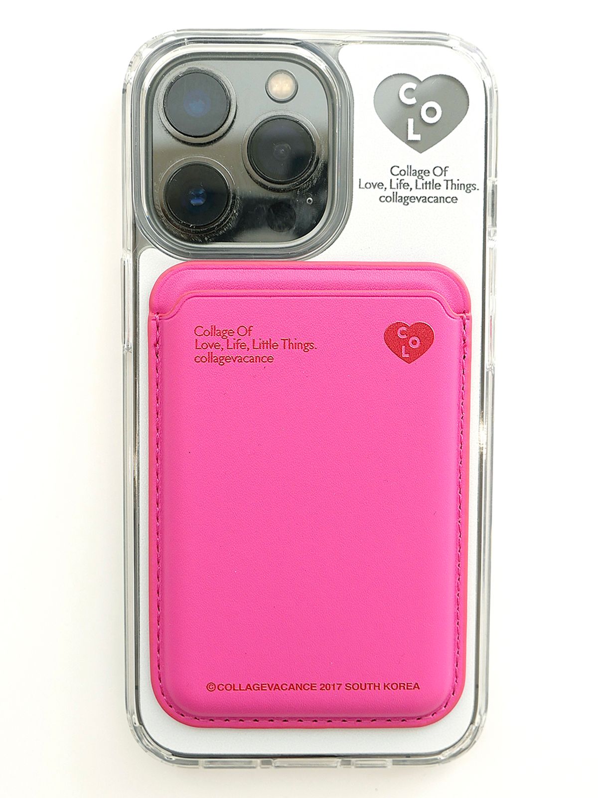 꼴라주바캉스(COLLAGEVACANCE) Heart Logo MagSafe Case (폰케이스)-3type