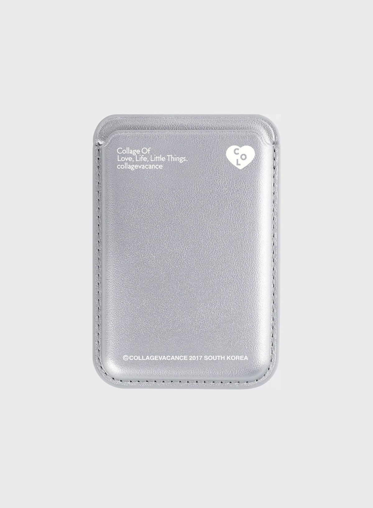 꼴라주바캉스(COLLAGEVACANCE) Heart Logo MagSafe Card Wallet (맥세이프 카드지갑)-3type