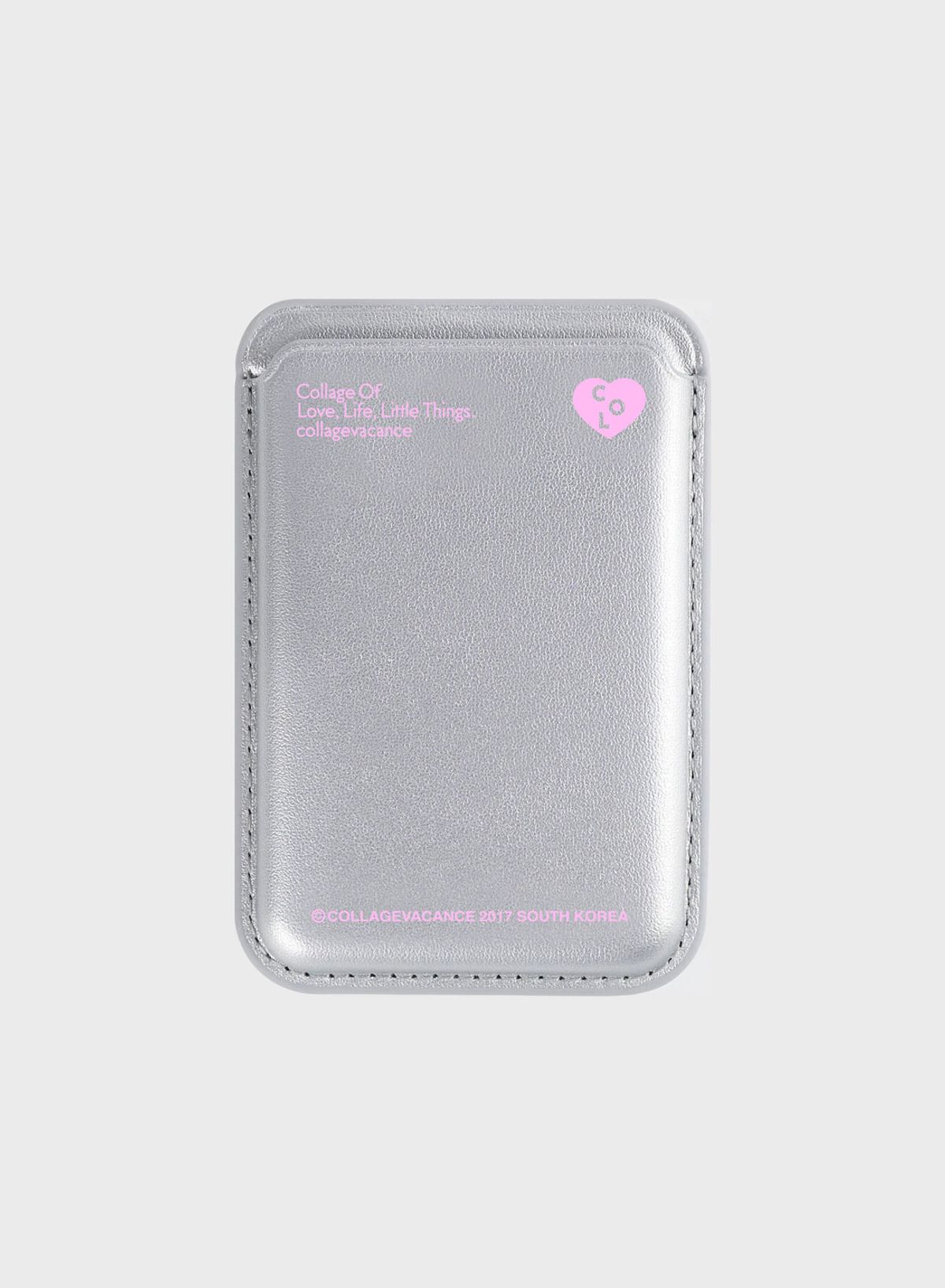 꼴라주바캉스(COLLAGEVACANCE) Heart Logo MagSafe Card Wallet (맥세이프 카드지갑)-3type