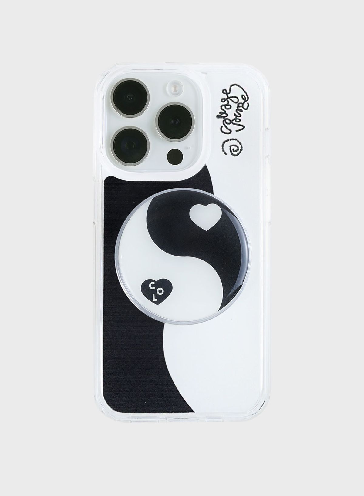 꼴라주바캉스(COLLAGEVACANCE) Yin&Yang Harmony MagSafe Griptok (그립톡)