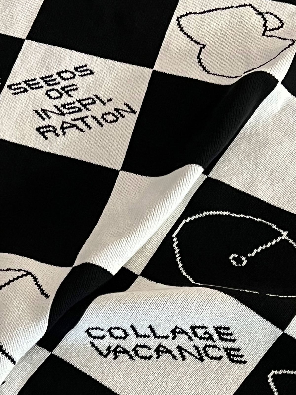 꼴라주바캉스(COLLAGEVACANCE) Seeds Of Inspiration Knit Blanket(담요)
