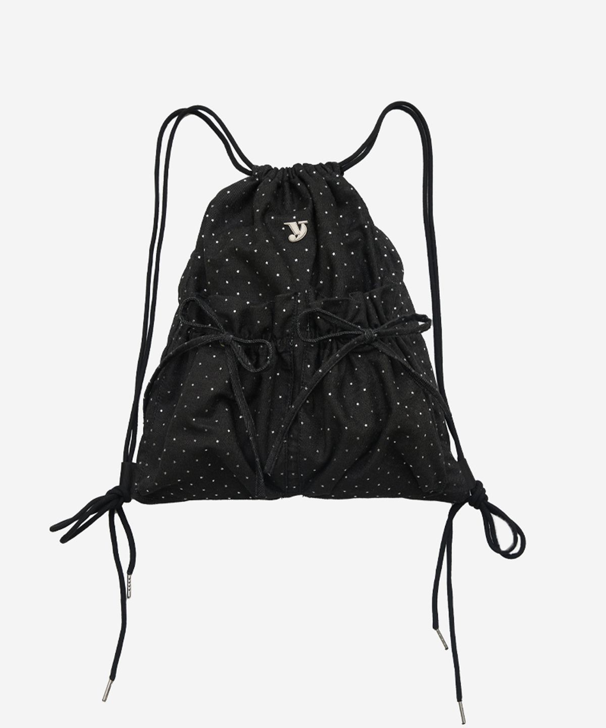 여밈(YEOMIM) tie gym sack (star black)