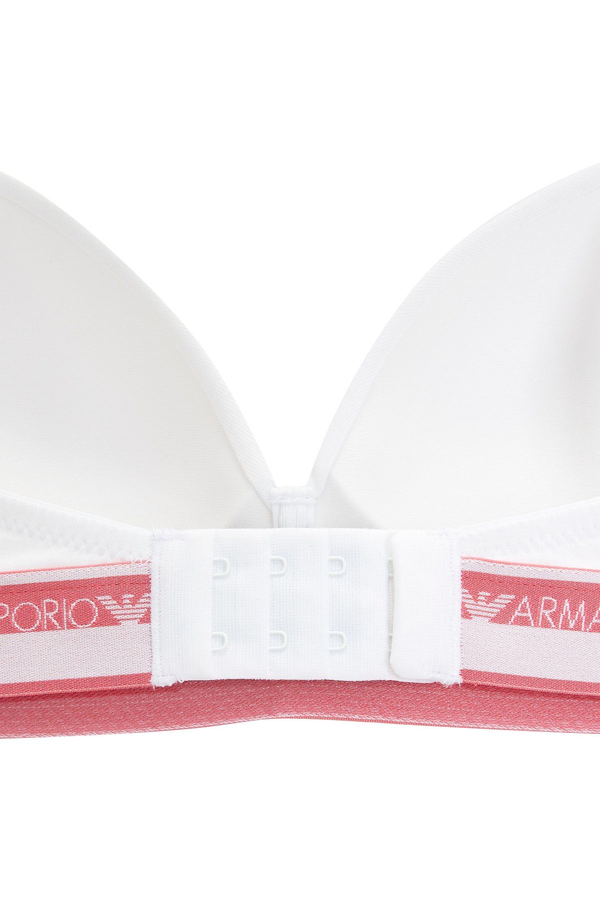 엠포리오 아르마니 언더웨어(EMPORIO ARMANI UNDERWEAR) 여성 로고 라인 밴드 트라이앵글 브라_화이트_0824181517