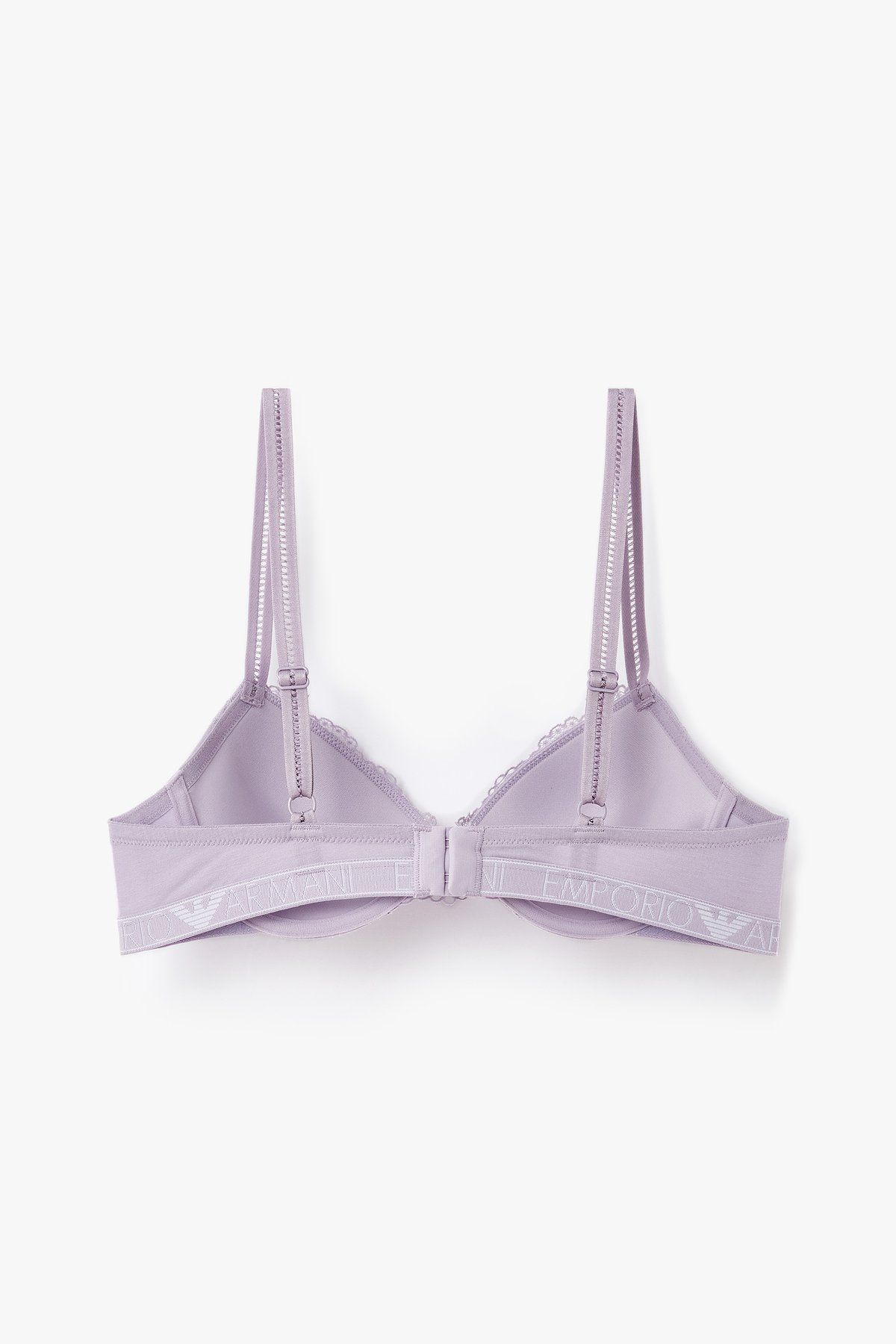 엠포리오 아르마니 언더웨어(EMPORIO ARMANI UNDERWEAR) 여성 플라워 자수 내추럴 푸쉬업 브라_바이올렛_0824185516