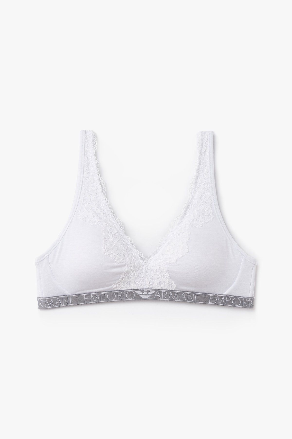 엠포리오 아르마니 언더웨어(EMPORIO ARMANI UNDERWEAR) 여성 플라워 자수 리무브 브라렛 브라_화이트_0824181506