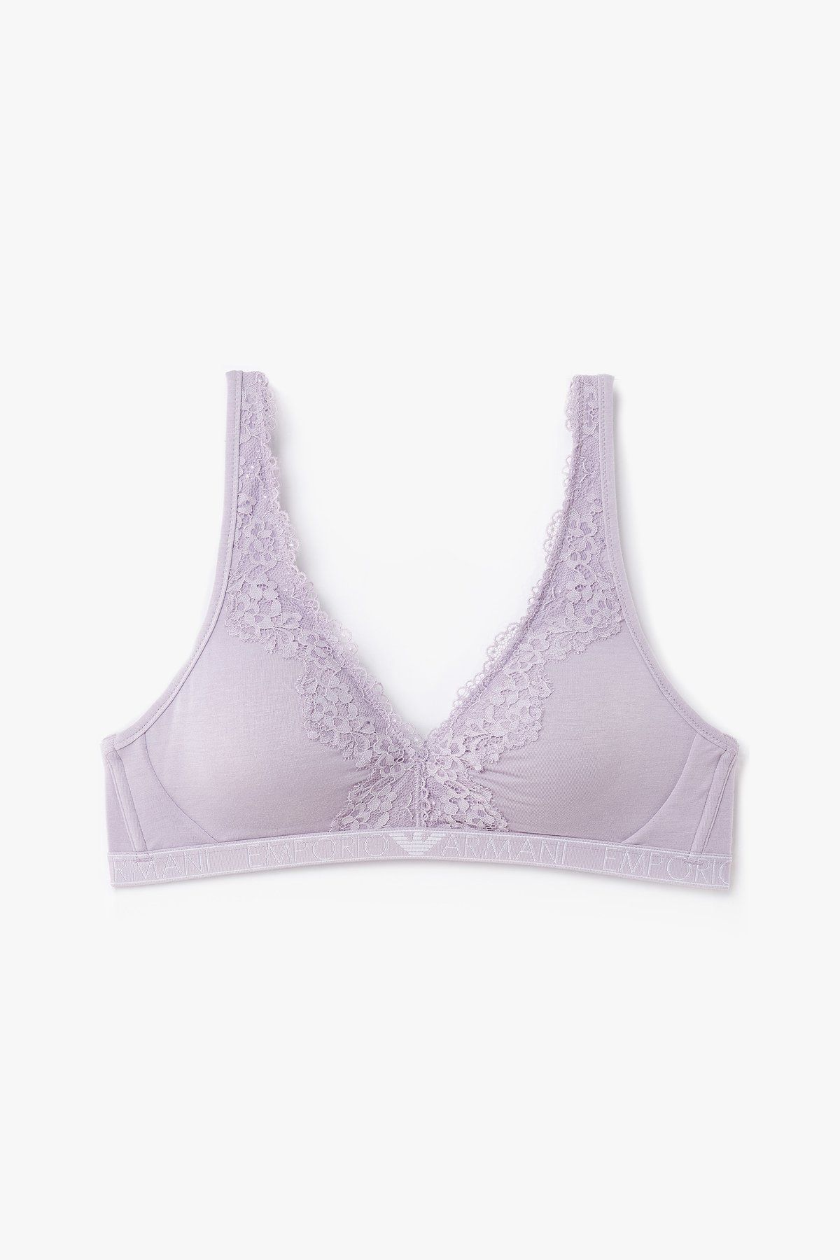 엠포리오 아르마니 언더웨어(EMPORIO ARMANI UNDERWEAR) 여성 플라워 자수 리무브 브라렛 브라_바이올렛_0824181508