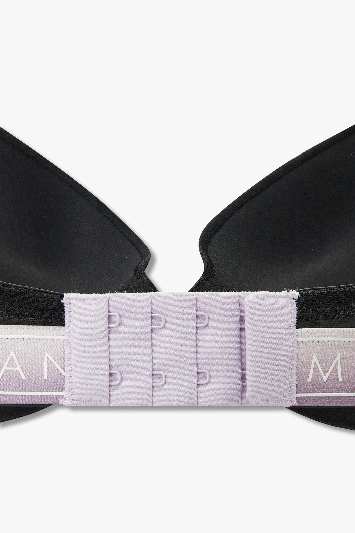 엠포리오 아르마니 언더웨어(EMPORIO ARMANI UNDERWEAR) 여성 이글 패턴 메쉬 푸쉬업 브라_블랙_0824185504