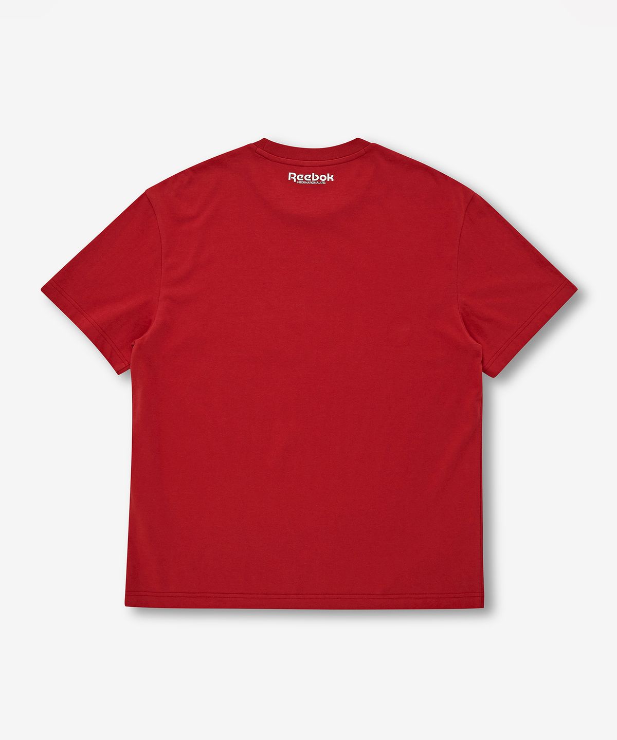 리복(REEBOK) 빅 로고 그래픽 티셔츠 - 레드